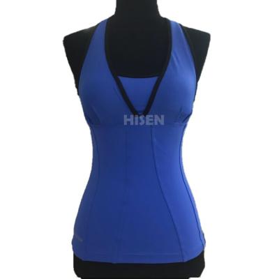 China Sports Antibacterial Custom Women Yoga Top Bra, Wholesale Fitness Sports Apparel for sale