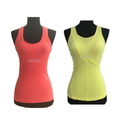 China Wholesale Breathable Gym Breathable Custom Logo Sports Ladies Fitness Culture Yoga Women Running Tank Top for sale