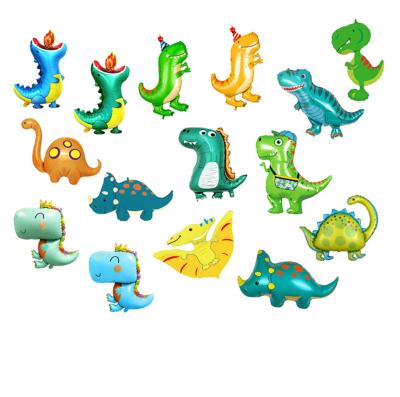 China Luxury Foil Balloons Dinosaur Cartoon Atmosphere Party Birthday Layout Decorative Balloons for sale