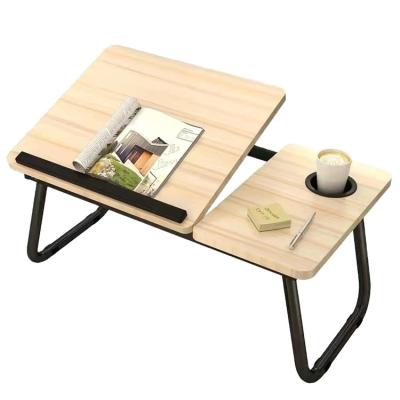 China Foldable laptop table for bed home and home furniture computer stand laptop folding table for sale