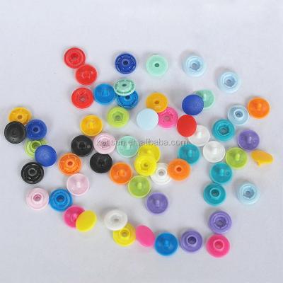 China 8.8MM viable round small KAM Plastic Snap Button Matt color small plastic snaps 60 colors in stock for sale