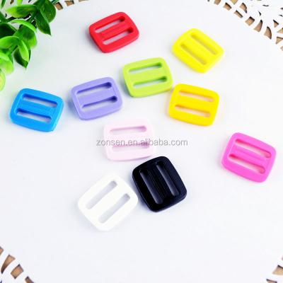 China High Quality 20MM KAM Plastic Slide Buckle Adjustable Tri Slide Strap Buckle 20 Colors In Stock for sale