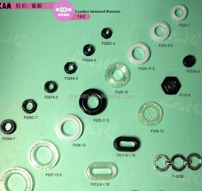 China Plastic wholesale: KAM Plastic Eyelet, clear plastic eyelet, eyelet loop, grommets for sale