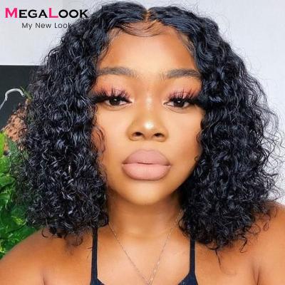 China Transparent Silky Straight Lace Front Wig Water Wave 13x4 Lace Frontal Wigs For Color Women Hair Lace Wig for sale