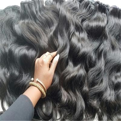 China Wholesale Silky Straight Wave Cuticle Aligned Hair From India, Indian Virgin Hair, Wavy Unprocessed Raw Indian Hair Bundles for sale