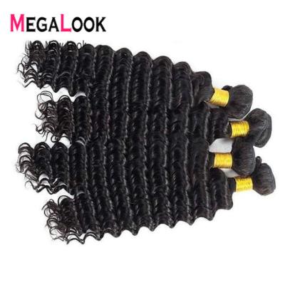 China Wholesale Body Wave Cuticle Aligned Virgin Hair, Deep Wave Virgin Hair Bundle, Brazilian Hair Extension for sale