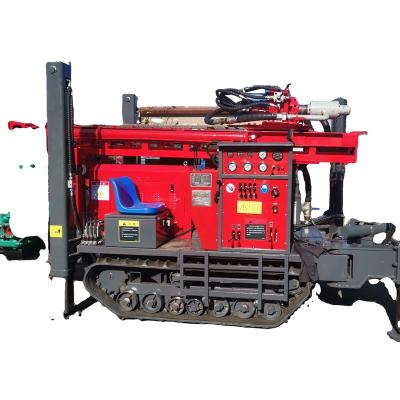 China High drilling efficiency 300 meter pneumatic drill rig machine with air compressor for sale