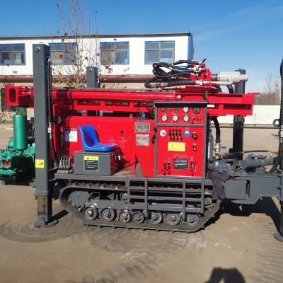 China High Borehole Efficiency Water Well Drill Machine With Air Compressor for sale