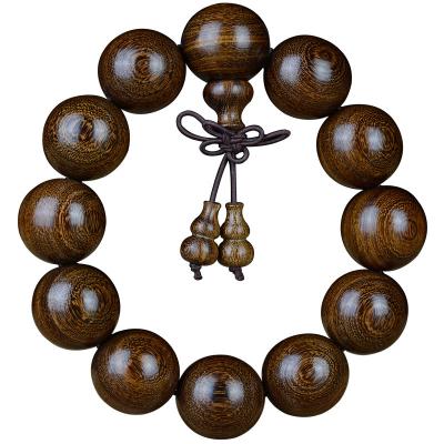 China Hard Manufacturers Wholesale Fashion Ebony Buddhist Beads Sandalwood Rosary Bracelet for sale