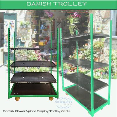 Chine Transport de plantes de pépinière horticole en métal galvanisé par chariot à fleur de plante de ferme Cc à vendre