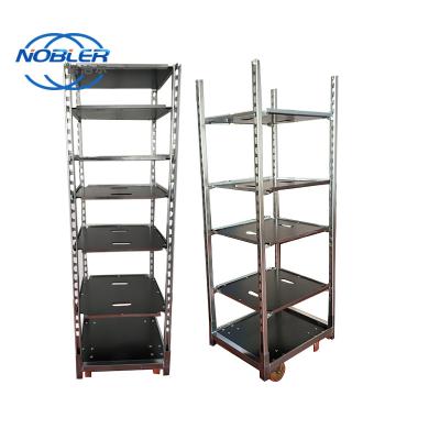 China 1020mm Plywood Danish Trolley Danish Flower Trolley Euro Racks Q235 Material for sale