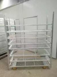 China Shelf Racks CC Flower Trolley Gardening Transport Cart 1250*1350*1260 mm for sale