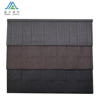 China Modern Decoration Masonry Materials Color Metal Stone Coated Roof Tile For Building Material for sale