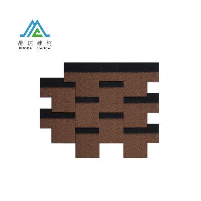 China Environmental Friendly Gothic Type Fiberglass Quality Lifetime Warranty Base Color Sand Coated Asphalt Shingles Roof Tile for sale