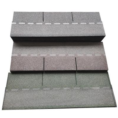 China Waterproof high quality 3tab asphalt shingles colored fiberglass asphalt roofing shingles for sale