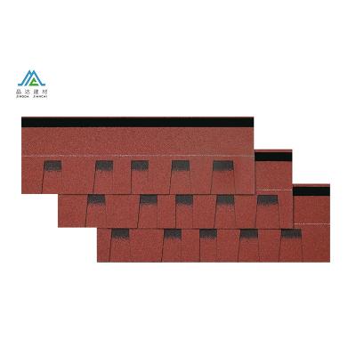 China With Adhesive Tape Jingda Asphalt Glazing Shingle Roof Covers Natural Stone Coated Bitumen Tiles for sale