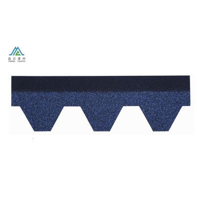 China With Blue Shingles Tape 3 Tag Wearing Asphalt Shingle / Asphalt Shingle Roof Tile / Vietnam Asphalt for sale