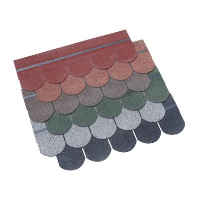 China Building Material Roofing Materials Anti - Corrosion Flexible Fish Scale Slate Roof Tiles for sale