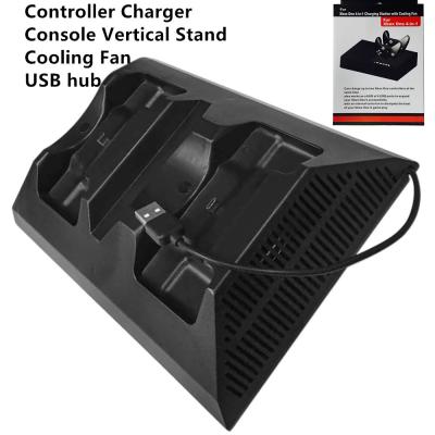 China 4 in 1 Charging Stand Station with Cooling Fan Dualshock Controller charger and USB Hub for Xbox One for sale