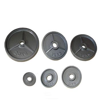 China Weight training plate/1.25, 2.5, 5,10,15,20,25kg/Dia. ring gym exercise weightlifting workout OLYM hammerton cast iron diameter: 51mm for sale