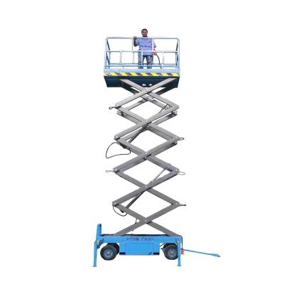 China Lifting Aerial Platform 12m 14m 16m 18m 20m Small Mobile Electric Hydraulic Scissor Lift Working Height Scissor Lift Table Platform 22m for sale