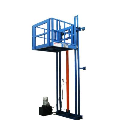 China Cheap SevenLift Goods Warehouse Vertical Cargo Lift Platform One Story Lift 1.5 Ton Warehouse Hydraulic Electric Mini Wall Fixed Pallet Platform Outdoor Vertical Lift For One Stop for sale