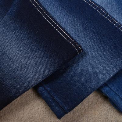 China B3177Q-5B liner cotton/faux feeling fabric knitted polyester jeans/soft spandex hand for sale