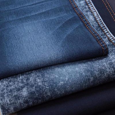 China Stretch Stretch Cotton Lycra Polyester Denim Fabric Stretch, Satin Denim Fabric for sale