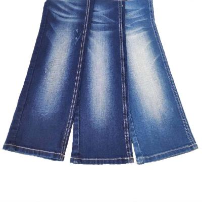 China Hot Sale Shrink-resistant 9 oz cotton polyester lycra denim fabric for men and women jeans for sale