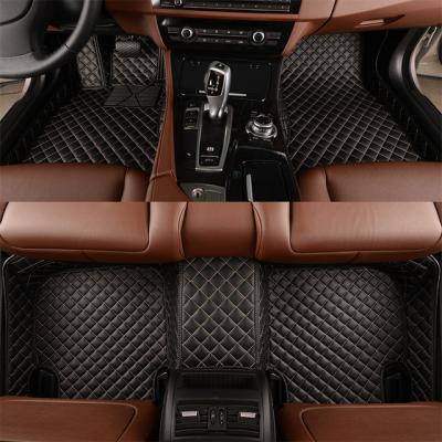 China Protect Neck Customized Color Pattern All Weather Waterproof Car Floor Mat Leather Mat for sale