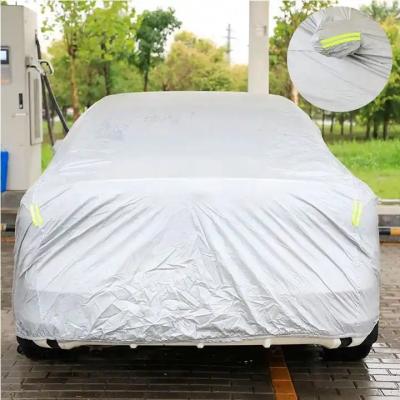 China High Tensile Strength Anti Sunlight Car Cover Sunscreen Heat Insulation PEVA Cotton Car Cover To Protect Your Car Universal for sale