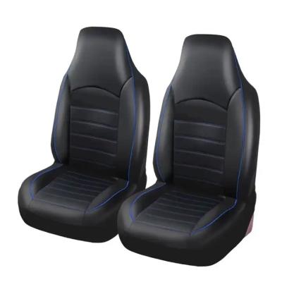 China Protect Original Factory Price High Bucket Seats Front Blue Auto Interior Car PU Leather Seat Covers For Four Seasons for sale