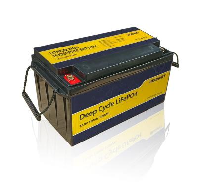 China SUBS grade 12v 150ah prismatic lifepo4 deep cycle battery for caravan, motorhome, boat, solar system for sale