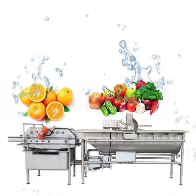 China Hotels Industrial Leaf Vegetable Washing Machine Air Bubble Fruit And Vegetable Cleaning Machine for sale