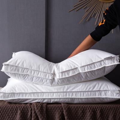 China Anti-bacteria Duck Down Sleeping Custom Pillow white down Duck Pillow Cotton For Pillow for sale