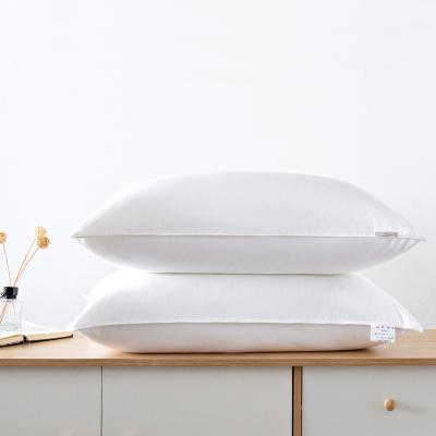 China Luxury White Pillow Duck Down Pillow For Hotel Soft Anti-bacteria Hotel Hilton Pillow for sale