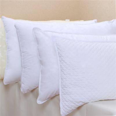 China Custom Size Anti-bacteria Microfiber Soft White Pillows Wholesale Hotel Pillow Bed Pillow for sale