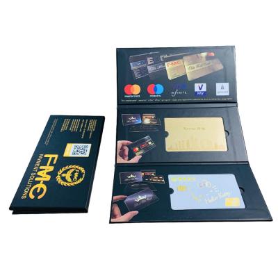 China Biodegradable Custom Luxury Paper Gift Box For Credit Cards Loyalty Card Gift Box for sale