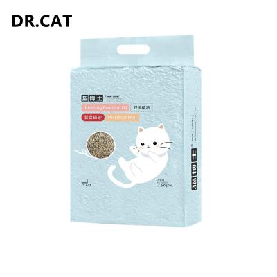 China Sustainable Easy To Clean Cat Litter 1.5mm Strip Shape for sale