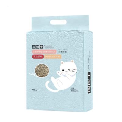 China China Best Sustainable Price Cat Tofu Kitty Litter Clumping 2.3kg 6L Cat Litter for sale