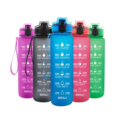 China Sports Stocked Hot Water Bottle, 1L/1000ml/32oz. Custom Logo, OEM ODM Fitness Sports Water Bottle for sale