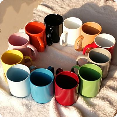 China Stocked Ceramic Coffee Mug Sublimation White Mug 11oz Sizes Mug Milk Ceramic Custom Coffee Mug for sale