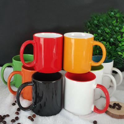 China Stocked Ceramic Mugs Cups Top Grade Sublimation 11oz 325ML 300ML Wine Drinking Coffee Mug Porcelain Tea Milk for sale