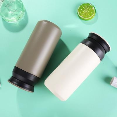 China Custom Logo 350ml PORTABLE Custom Water Bottle Insulated Stainless Steel Tea Coffee Vacuum Flask Thermos Mugs Travel for sale