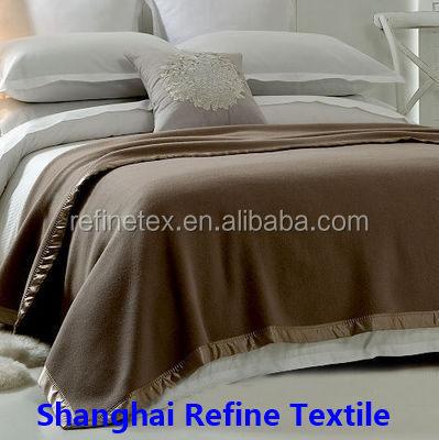 China 100% Blanket, Camel Wool Blanket, Airline Water Hotel Blanket Washable Wool Blanket for sale