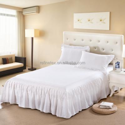 China Non-Toxic Quilted Bed Skirts, Fitted Bed Skirt Set, Hotel Bed Skirt for sale