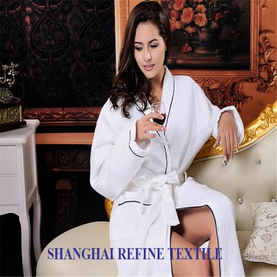 China Wholesale Waffle Adults Hotel Breathable Kimono Spa Robes Bathrobe for sale