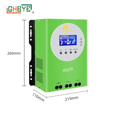 China High efficiency charging method GHBYE 40A 60A 80A 100A MPPT lithium battery charging solar controller 12V for sale