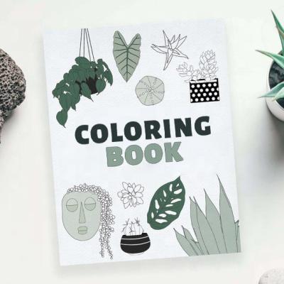 China Game ; disk; family ; etc cheap custom size printing coloring books print factory adult coloring book printing service for sale