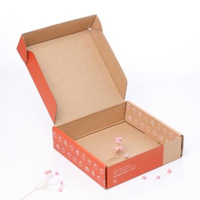 China Recyclable Custom Logo Design Printing Corrugated Mailer Shipping Box for sale